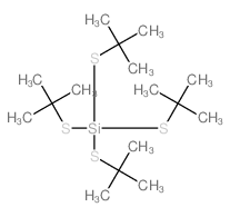 Thiosilicic acid (H4SiS4), tetra-tert-butyl ester结构式