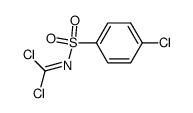 (4-chloro-benzenesulfonyl)-carbonimidic acid dichloride Structure