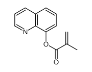 quinolin-8-yl 2-methylprop-2-enoate结构式