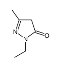 2-ethyl-5-methyl-4H-pyrazol-3-one Structure