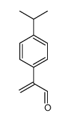 Benzeneacetaldehyde, alpha-methylene-4-(1-methylethyl)- (9CI) structure