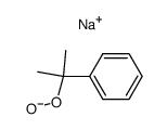 cumene hydroperoxide sodium salt Structure