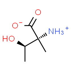 Isovaline, 3-hydroxy-, (R*,R*)- (9CI)结构式