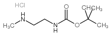 N-Boc-2-Methylamino-ethylamine hydrochloride structure