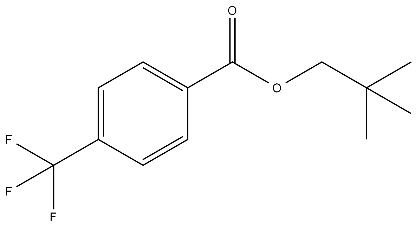 neopentyl 4-(trifluoromethyl)benzoate Structure