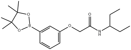 N-(pentan-3-yl)-2-[3-(4,4,5,5-tetramethyl-1,3,2-dioxaborolan-2-yl)phenoxy]acetamide picture