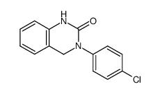 3-(4-chlorophenyl)-3,4-dihydroquinazolin-2(1H)-one Structure