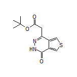 tert-Butyl 2-(4-Oxo-3,4-dihydrothieno[3,4-d]pyridazin-1-yl)acetate Structure
