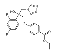 Ethyl 4-[2-(2,4-difluorophenyl)-2-hydroxy-3-(1H-1,2,4-triazol-1-y l)propoxy]benzoate Structure