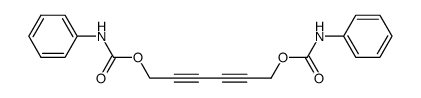 hexa-2,4-diyne-1,6-diyl bisphenylcarbamate Structure