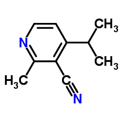 3-Pyridinecarbonitrile,2-methyl-4-(1-methylethyl)-(9CI) Structure