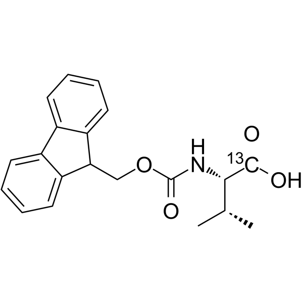 Fmoc-L-Val-OH-1-13C Structure