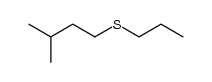 isopentyl-propyl sulfide结构式