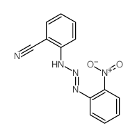 Benzonitrile,2-[3-(2-nitrophenyl)-1-triazen-1-yl]-结构式