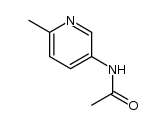 N-(6-Methylpyridin-3-yl)acetamide结构式