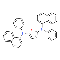 2,5-Furandiamine,N,N-di-1-naphthalenyl-N,N-diphenyl- (9CI) Structure