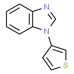 1H-Benzimidazole,1-(3-thienyl)-(9CI) structure