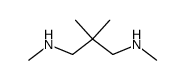 N,N'-dimethyl-2,2-dimethylpropane-1,3-diamine Structure