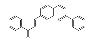 (E)-3-[4-((E)-3-OXO-3-PHENYL-PROPENYL)-PHENYL]-1-PHENYL-PROPENONE结构式