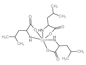 (1-carboxy-3-methyl-butyl)azanide; cobalt(+3) cation结构式