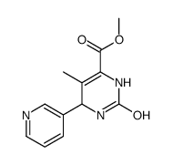 4-Pyrimidinecarboxylicacid,1,2,3,6-tetrahydro-5-methyl-2-oxo-6-(3-pyridinyl)-,methylester(9CI) structure