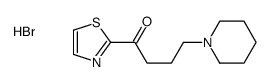 4-piperidin-1-yl-1-(1,3-thiazol-2-yl)butan-1-one,hydrobromide结构式