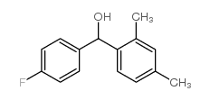 α-(4-Fluorophenyl)-2,4-dimethylbenzenemethanol structure