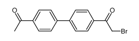 1-(4'-Acetyl-biphenyl-4-yl)-2-bromo-ethanone结构式