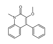 3-methoxy-1-methyl-4-phenylquinolin-2-one Structure