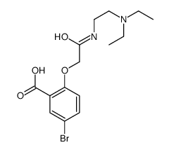 5-bromo-2-[2-[2-(diethylamino)ethylamino]-2-oxoethoxy]benzoic acid结构式