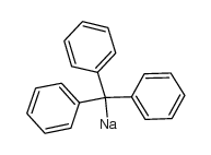 SODIUM, TRIPHENYLMETHYL-结构式