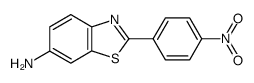 2-(4-nitro-phenyl)-benzothiazol-6-ylamine结构式