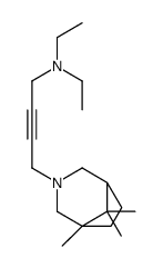 N,N-diethyl-4-(5,8,8-trimethyl-3-azabicyclo[3.2.1]octan-3-yl)but-2-yn-1-amine结构式