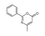 4-methyl-2-phenyl-1,3-oxazin-6-one Structure