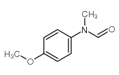 4'-METHOXY-N-METHYLFORMANILIDE structure