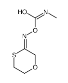 [(E)-1,4-oxathian-3-ylideneamino] N-methylcarbamate结构式