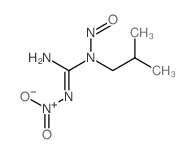 N-ISOBUTYL-N′-NITRO-N-NITROSOGUANIDINE Structure