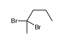 2,2-dibromopentane Structure