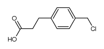 β-(p-chloromethylphenyl)propionic acid结构式