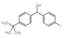 4-TERT-BUTYL-4'-FLUOROBENZHYDROL Structure