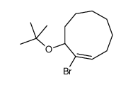 1-bromo-9-[(2-methylpropan-2-yl)oxy]cyclononene结构式