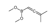 dimethoxy(3-methylbuta-1,2-dienyl)borane结构式