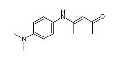 (Z)-4-(4-Dimethylamino-phenylamino)-pent-3-en-2-one结构式