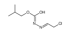 2-methylpropyl N-(2-chloroethylideneamino)carbamate Structure