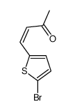 4-(5-bromothiophen-2-yl)but-3-en-2-one Structure