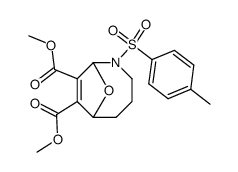 2-(toluene-4-sulfonyl)-9-oxa-2-aza-bicyclo[4.2.1]non-7-ene-7,8-dicarboxylic acid dimethyl ester结构式