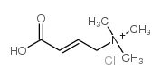 Crotonobetaine Hydrochloride Structure