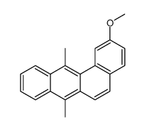 2-methoxy-7,12-dimethylbenz(a)anthracene structure