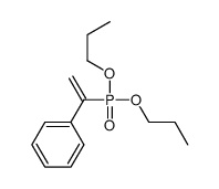 1-dipropoxyphosphorylethenylbenzene结构式