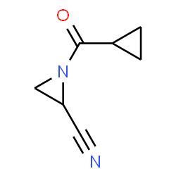 2-Aziridinecarbonitrile,1-(cyclopropylcarbonyl)-(9CI)结构式